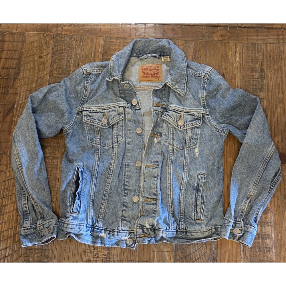 Levi Strauss & Co. Light Wash Original Trucker Jean Jacket Size S